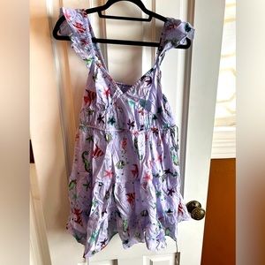 Hill House Home light purple sea creature print Summer 2022 Nap Dress sz XS